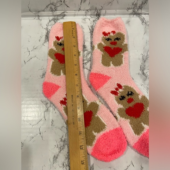 Women’s GingerBread - Fuzzy Cozy Socks - Picture 2 of 3